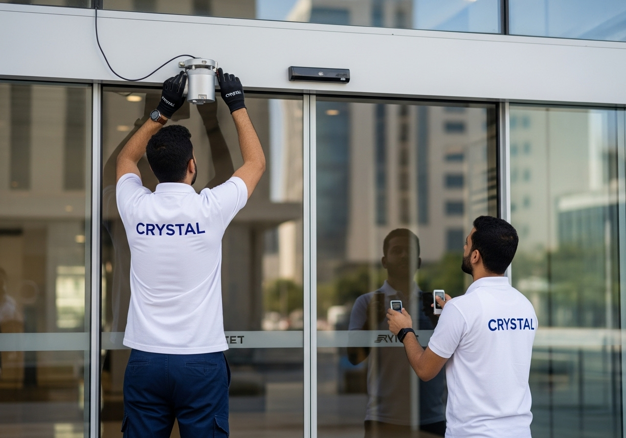 أبواب أوتوماتيكية كهربائية